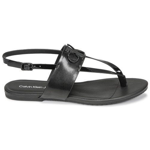 Calvin Klein Jeans - FLAT SANDAL TOEPOST HW Negro