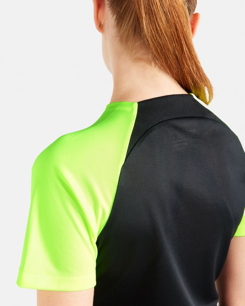 Maillot Nike Academy Pro Noir & Jaune Fluo pour femme