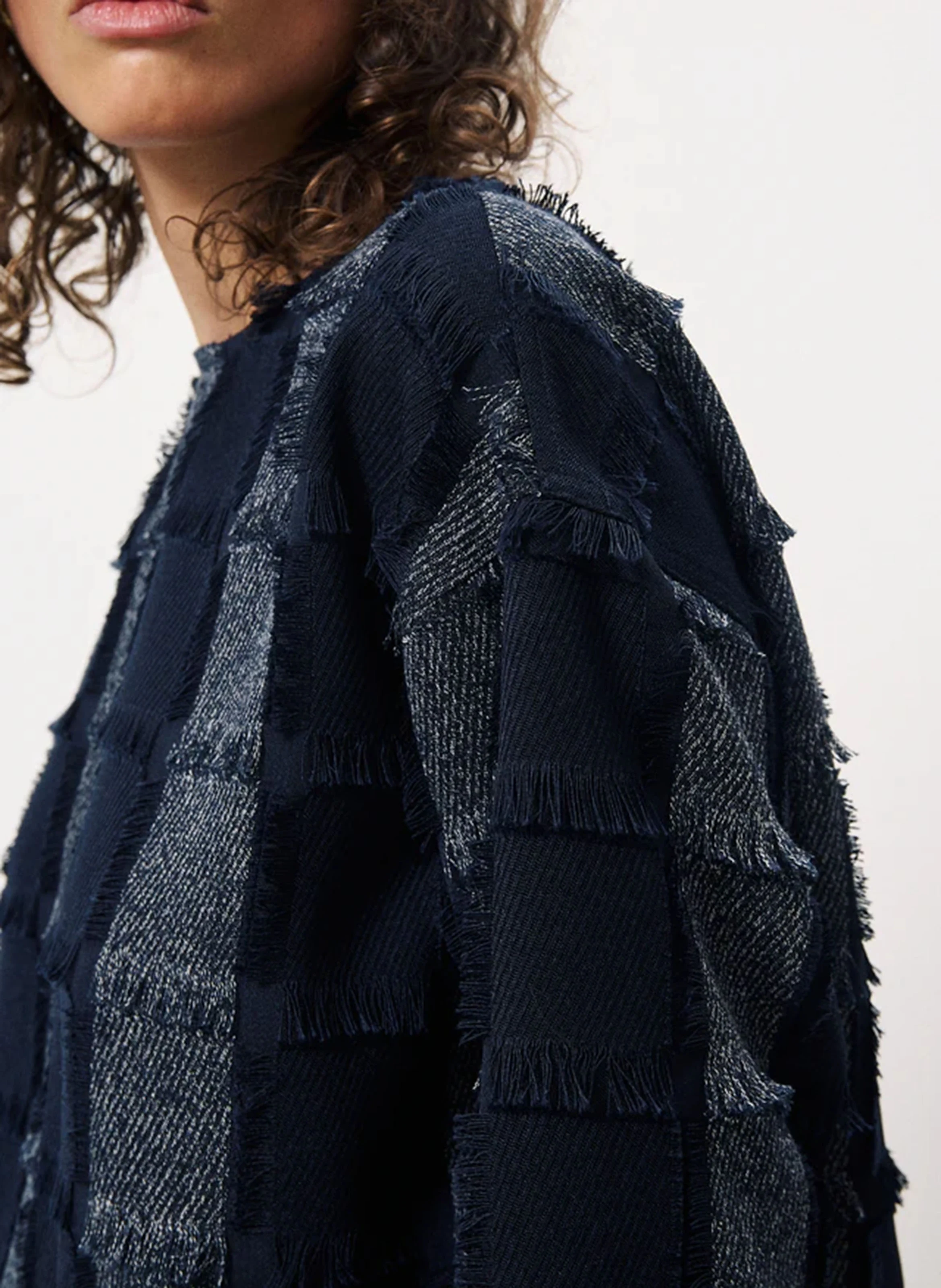 ANATOLIA - Blouse col rond| Bleu