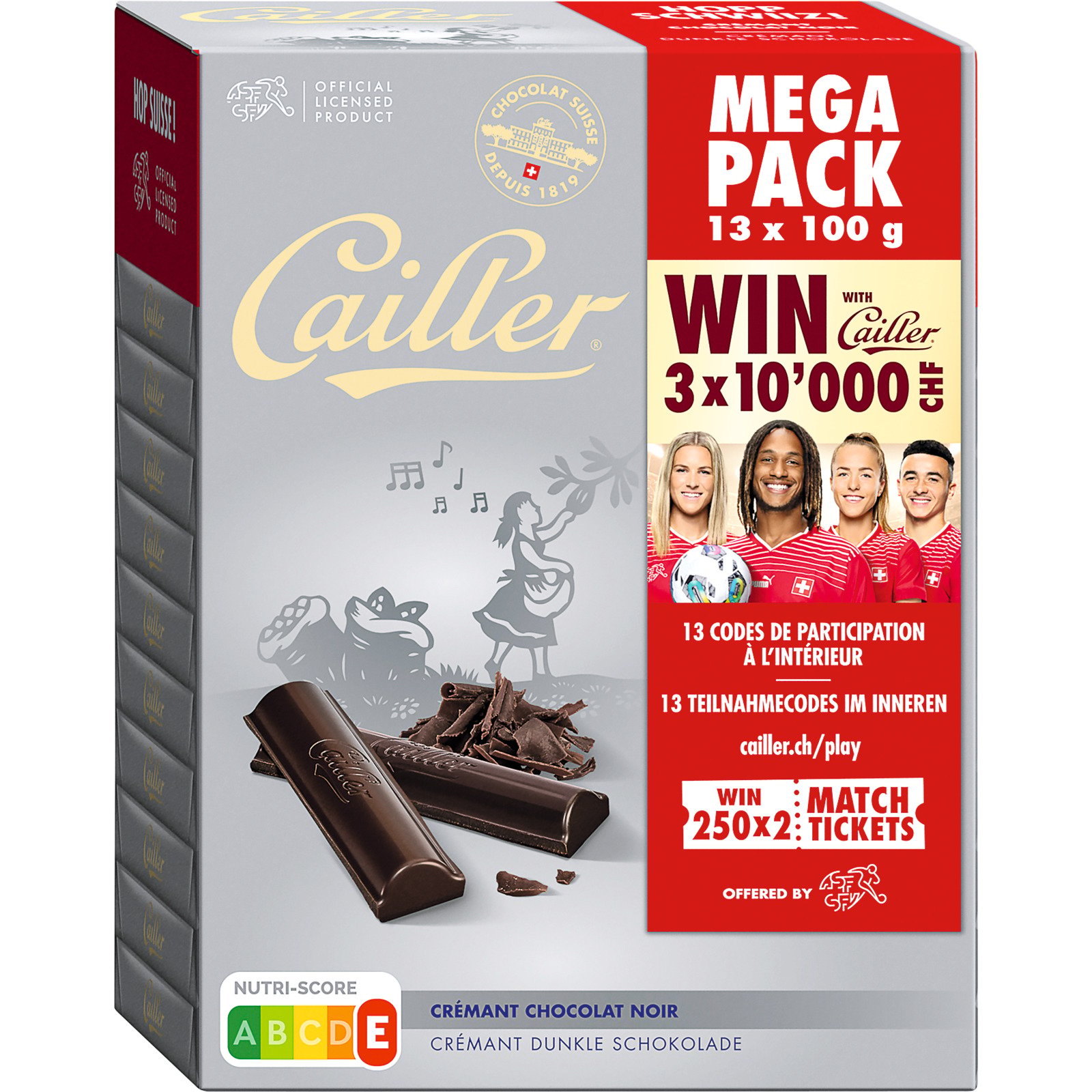 Cailler Mega-Pack Cremant 13x100g