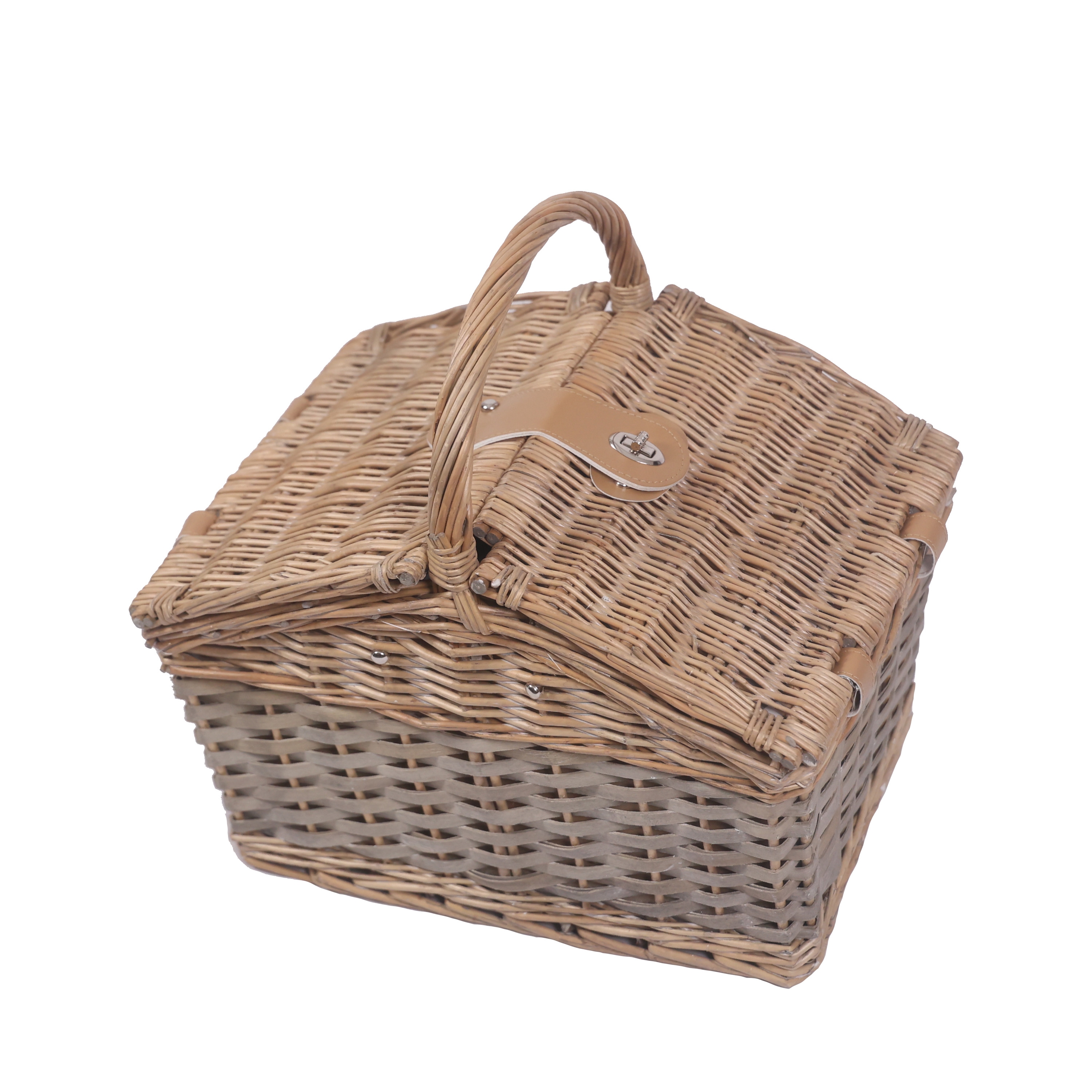 Picknickkorb Set für 4 Personen 36 x 28 x 28 cm