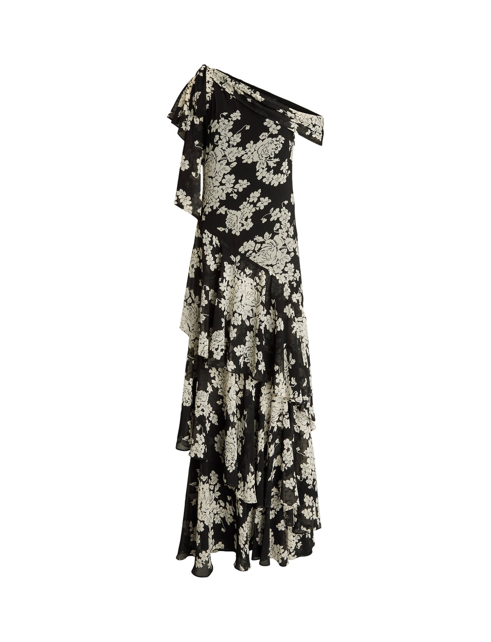 Lauren Ralph Lauren| Damen Abendkleid aus Knittergeorgette