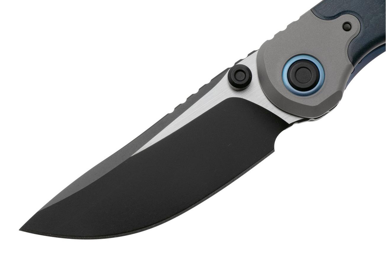 Kizer Pioneer Drop Point ZX-FK03A5 Two Tone S35VN, Richlite Titanium Bolster, zakmes