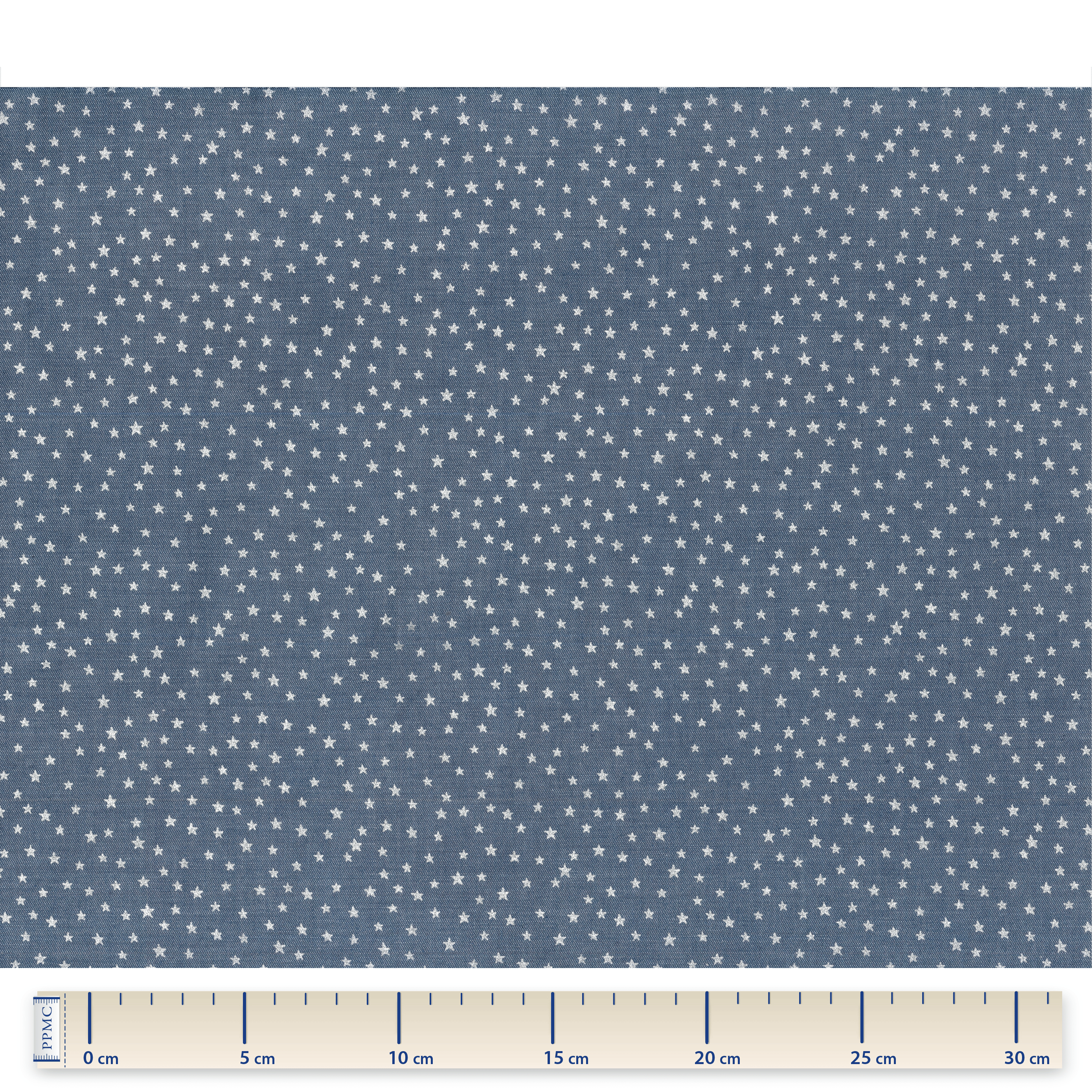 Tissu Coton Au Mètre Etoile Argent Jean