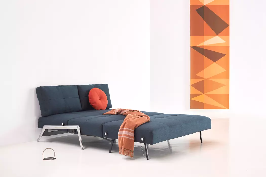 Schlafsofa Cubed Aluminium