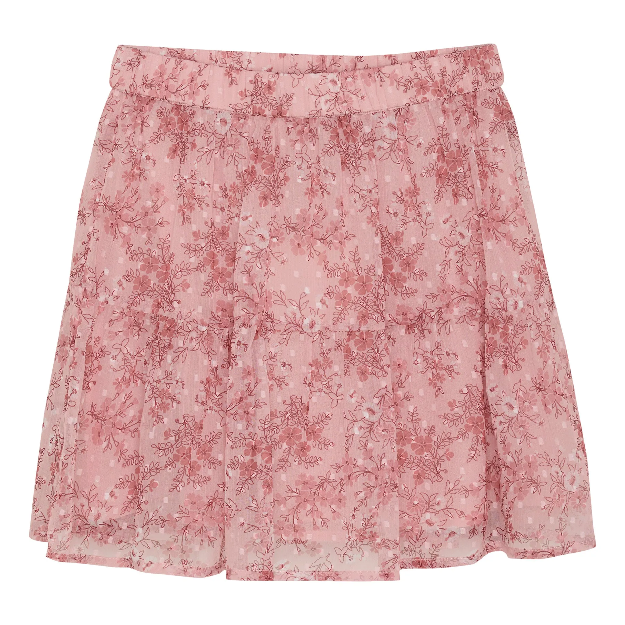 Creamie Jupe Fleurs Dobby 7-14ans