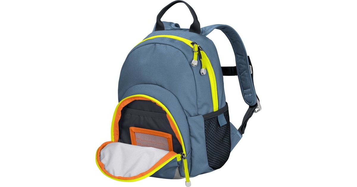 Jack WolfskinButtercup rugzak  (Blauw/neongeel, 4,5 Liter)
