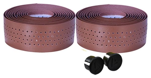 Guidoline Velox soft grip perfore marron - epaisseur 2.5mm