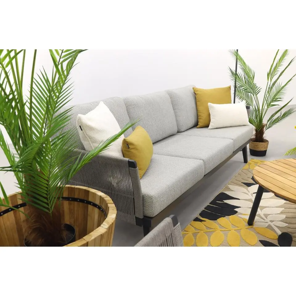 Durban/Mindo stoel-bank loungeset - 5-delig