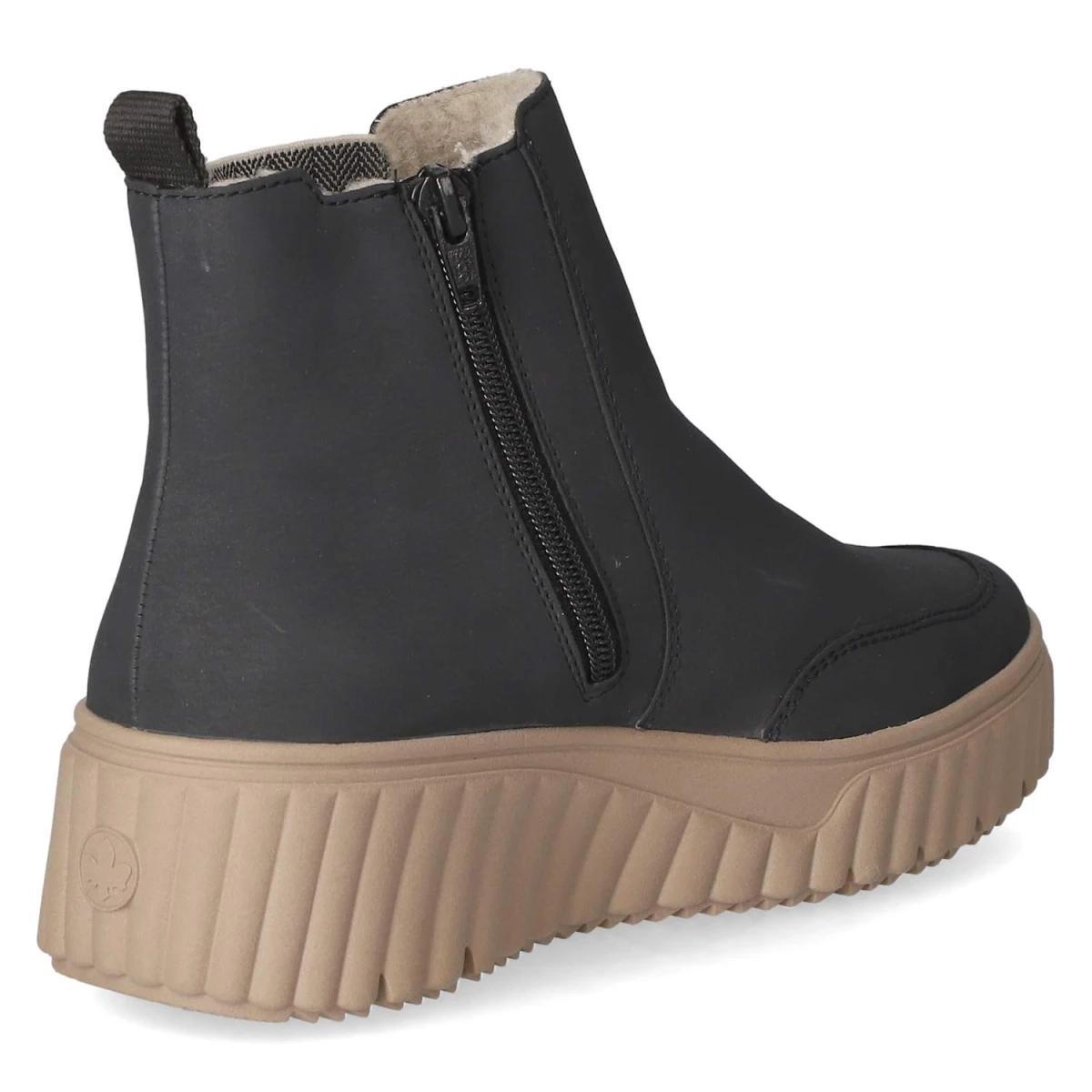 RiekerChelsea Boots - pazifik/leinen