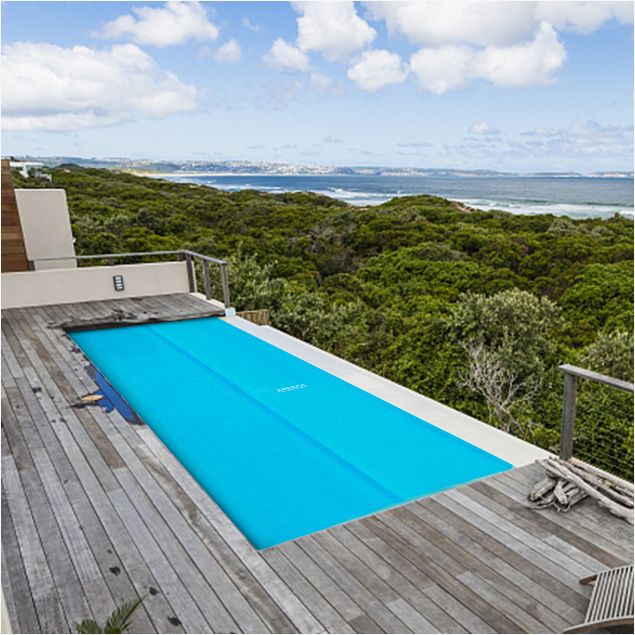 Pool Solarfolie 4,5x2,2 m rechteckig 120mic