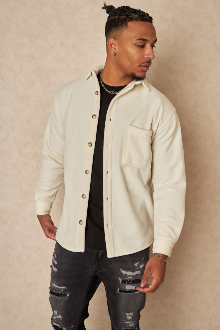 Chemise manches longues molletonnée
