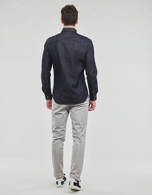 Jack & Jones - JJESHERIDAN SHIRT L/S - Bleu
