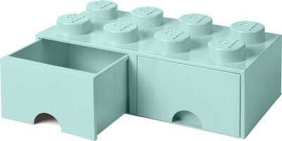 LEGO Oppbevaringsboks med Skuff 8, Turkis