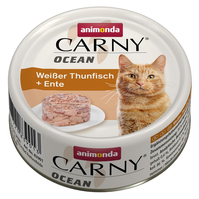 Lot 4 saveurs animonda Carny Ocean 12 x 80 g à prix discount sur bitiba.fr