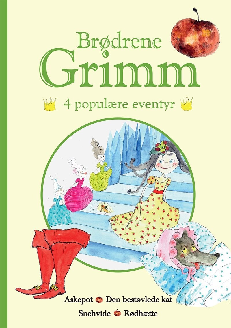 Brødrene Grimm - 4 Populære Eventyr I - Brødrene Grimm - Bog