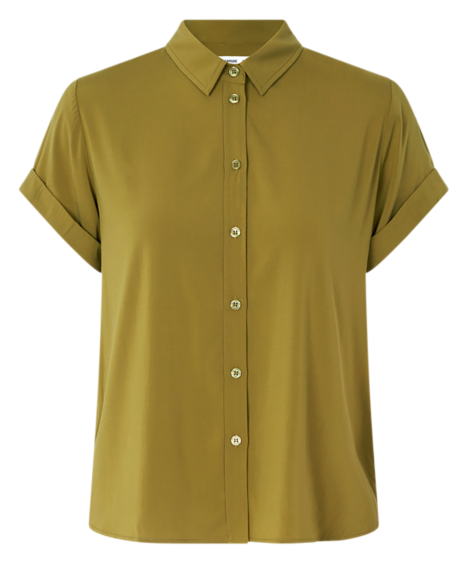 MAJAN - Chemise ample à col classique | Vert