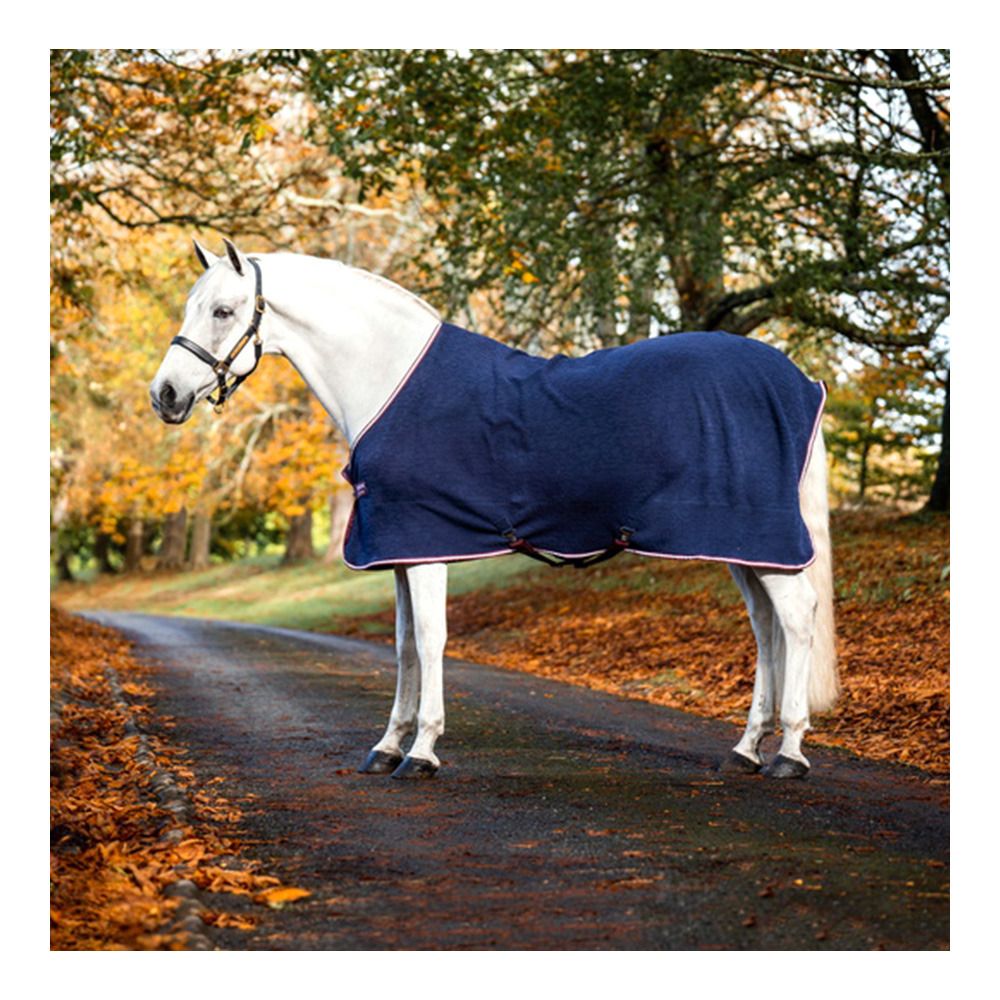 Horseware EMBOSSED JERSEY COOL 0G - Chemise de box navy hw print/burgandy/white