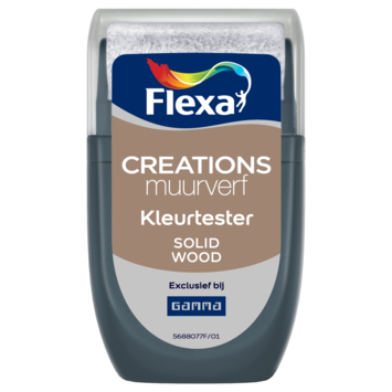 Flexa Creations muurverf Kleurtester Solid Wood 30ml