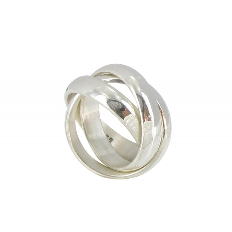 Bague Argent Trois Anneaux