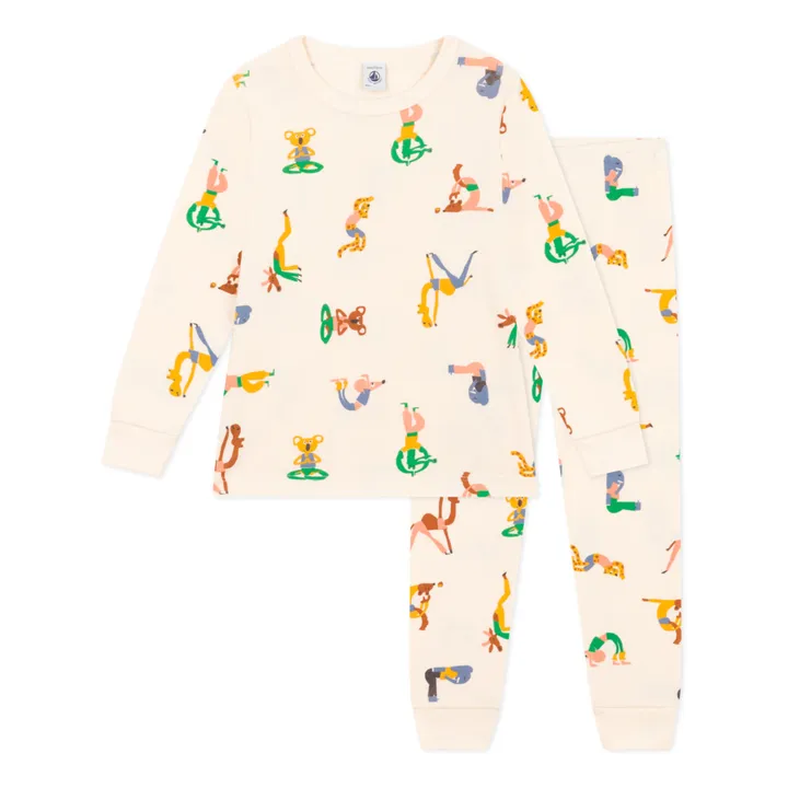 Petit Bateau Ensemble Pyjama Gymnastes | Beige