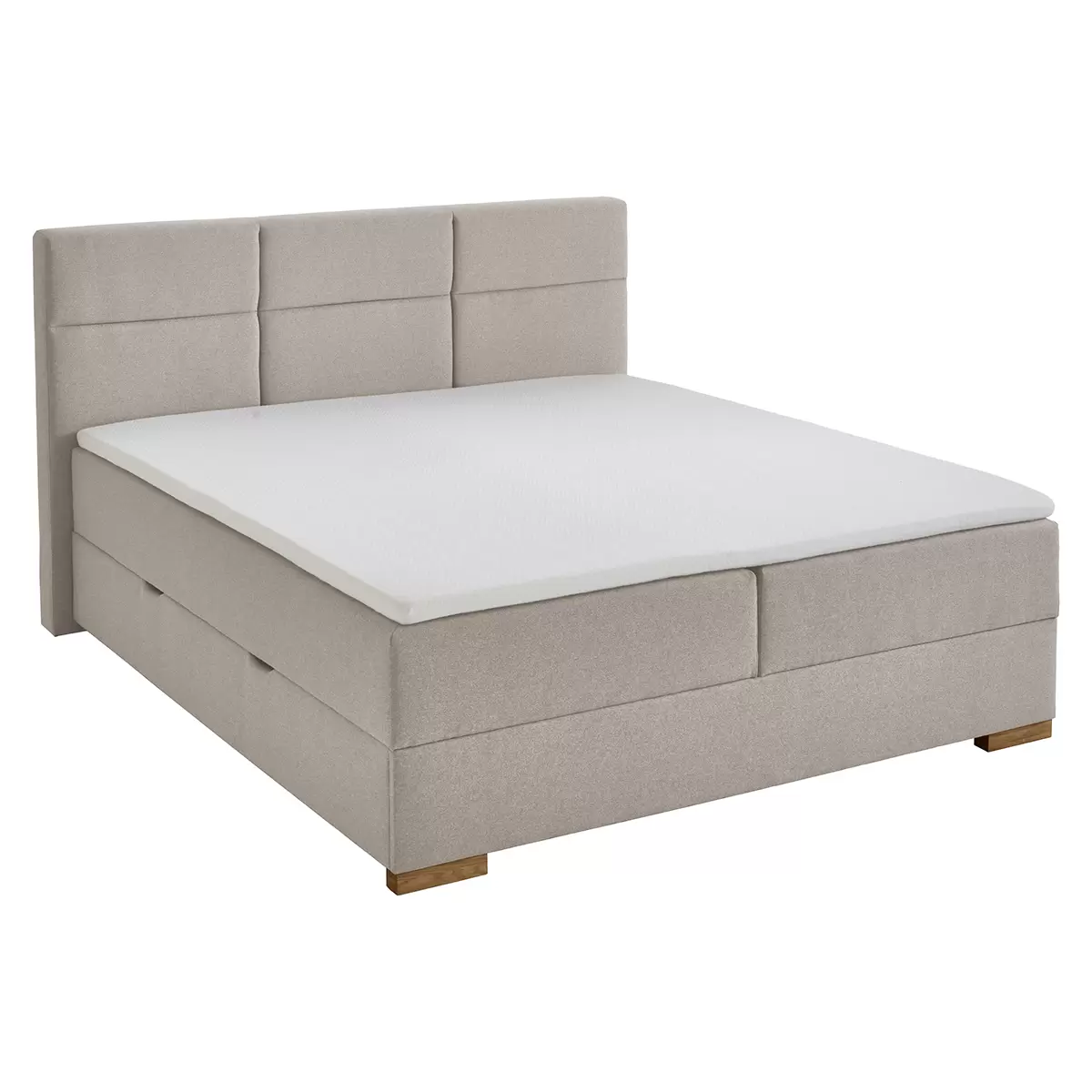 Boxspringbett Lago 180x200 taupe