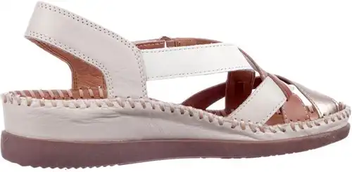 W8K-0741C2 Pikolinos beige combi - maat 38 sandaal beige combi - maat 38 Calandschoen