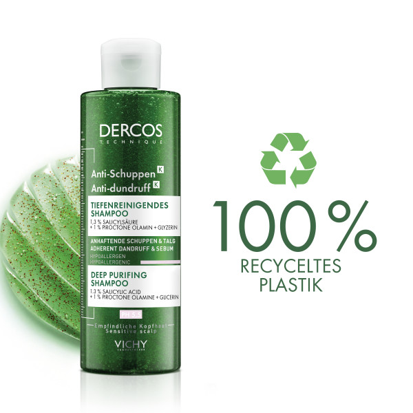 Vichy Dercos Anti-Schuppen K Shampoo<br>250 ml, Flasche