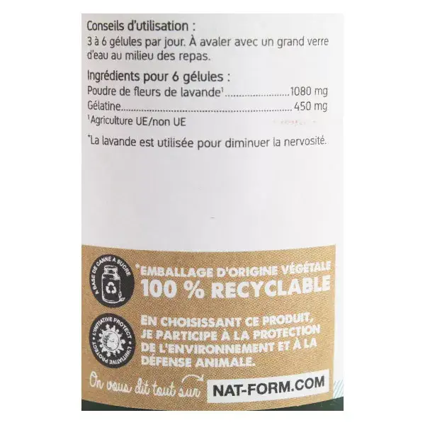 Nat & Form Original Lavanda 200 cápsulas