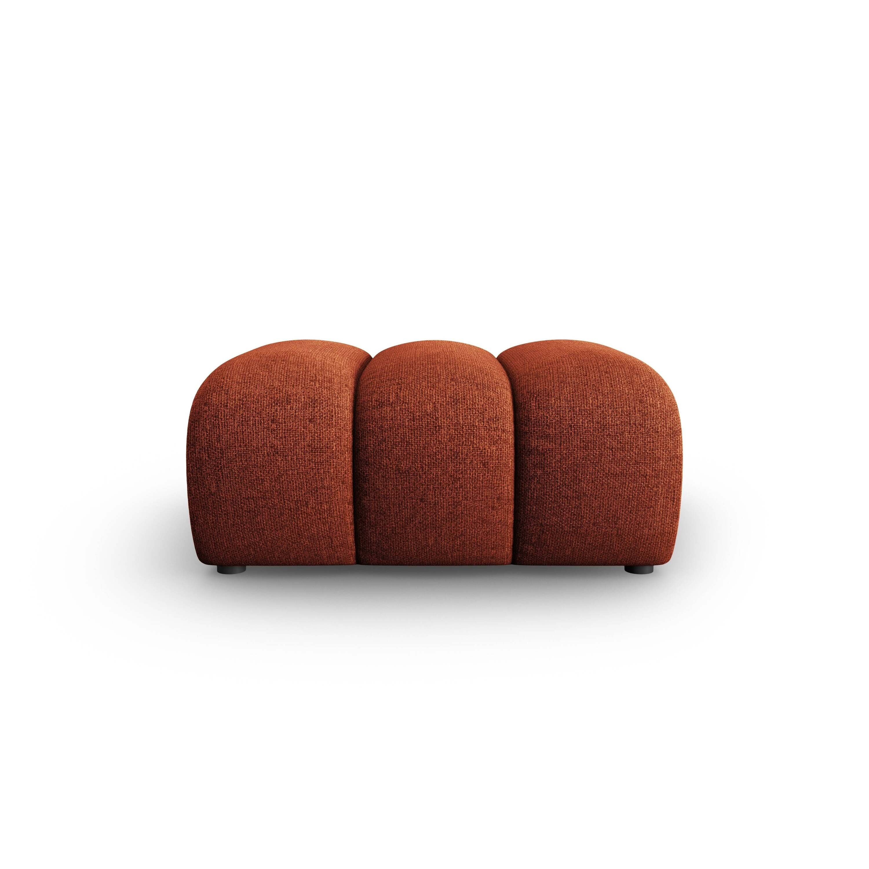 Micadoni Lupine Hocker - Chenille - Koraal