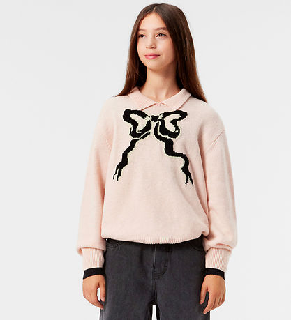 Molo Bluse - Strik - Uld/Akryl - Gerd - Petal Blush m. Sl?jfe