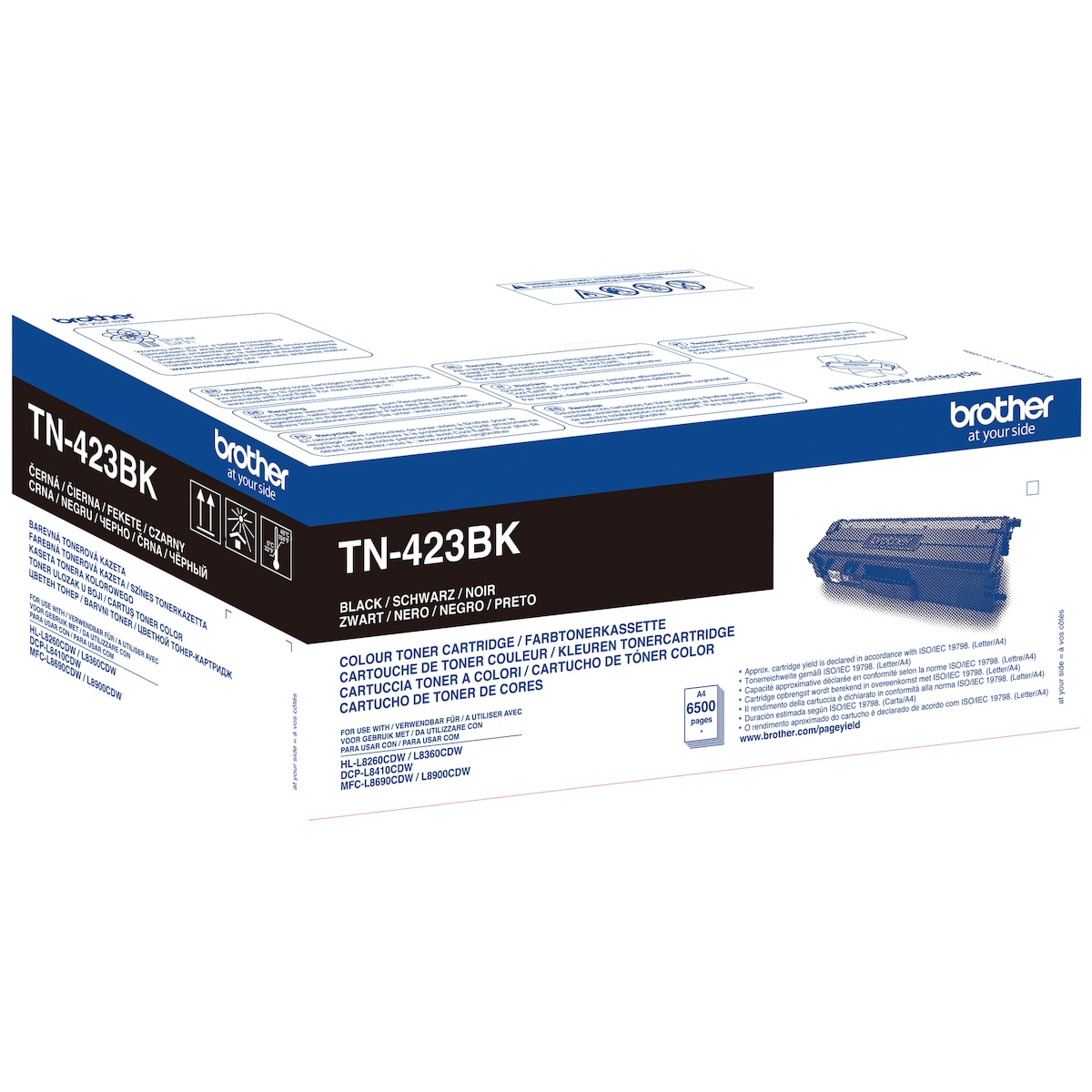 Brother stor tonerpatron TN423BK Sort