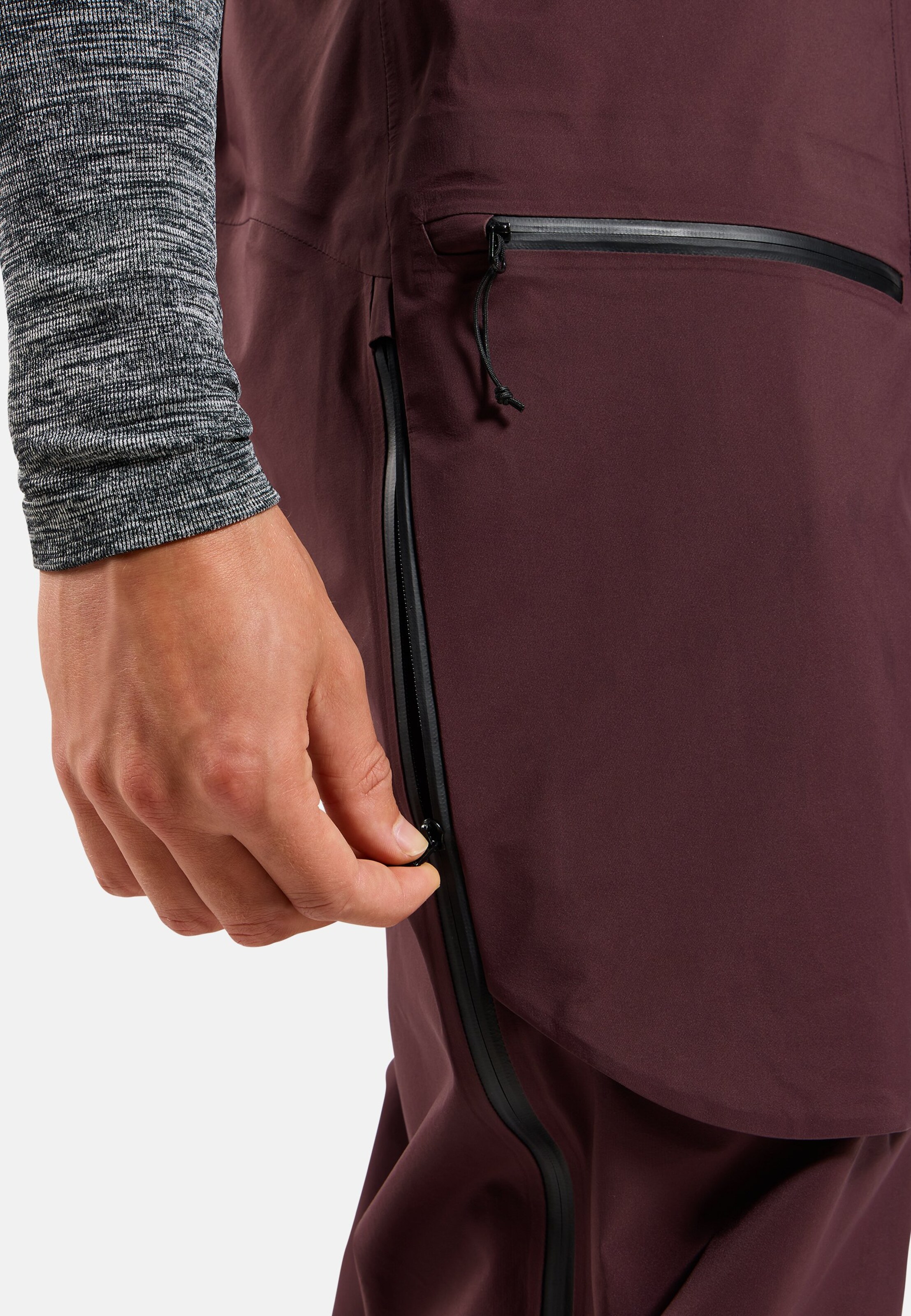 X-Alp 3L Hardshell-Skihose in fudge
