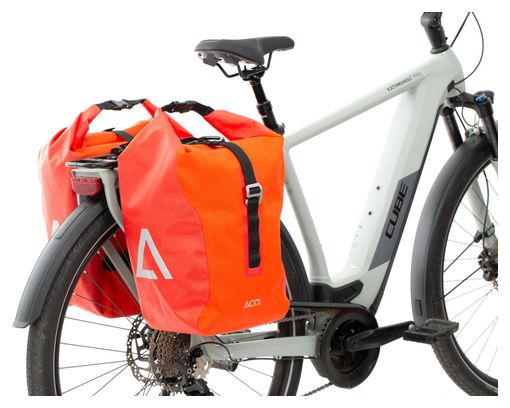 Paire de Sacoches de Porte-Bagages Acid City 20/2 RT SMLink 40L (2x20L) Rouge Orange Flame