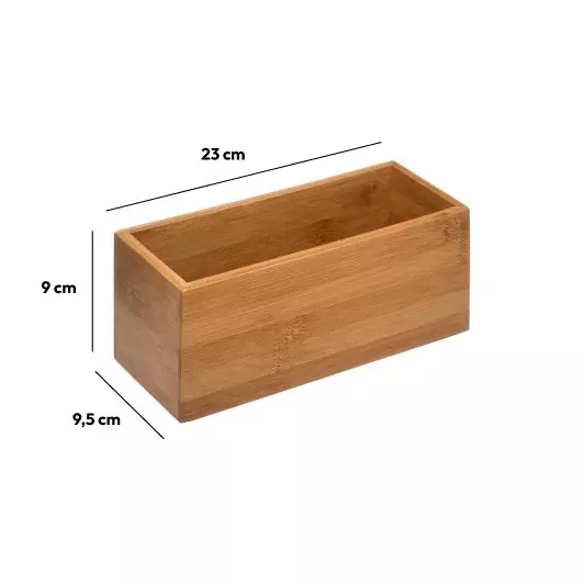 Organiseur en bambou (23 x 9 cm) Grand modèle Instant Naturel