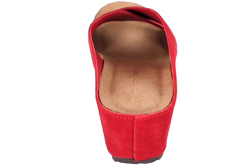 COPENHAGEN SHOES FRANCES 23 SANDAL I RØDT RUSKIND
