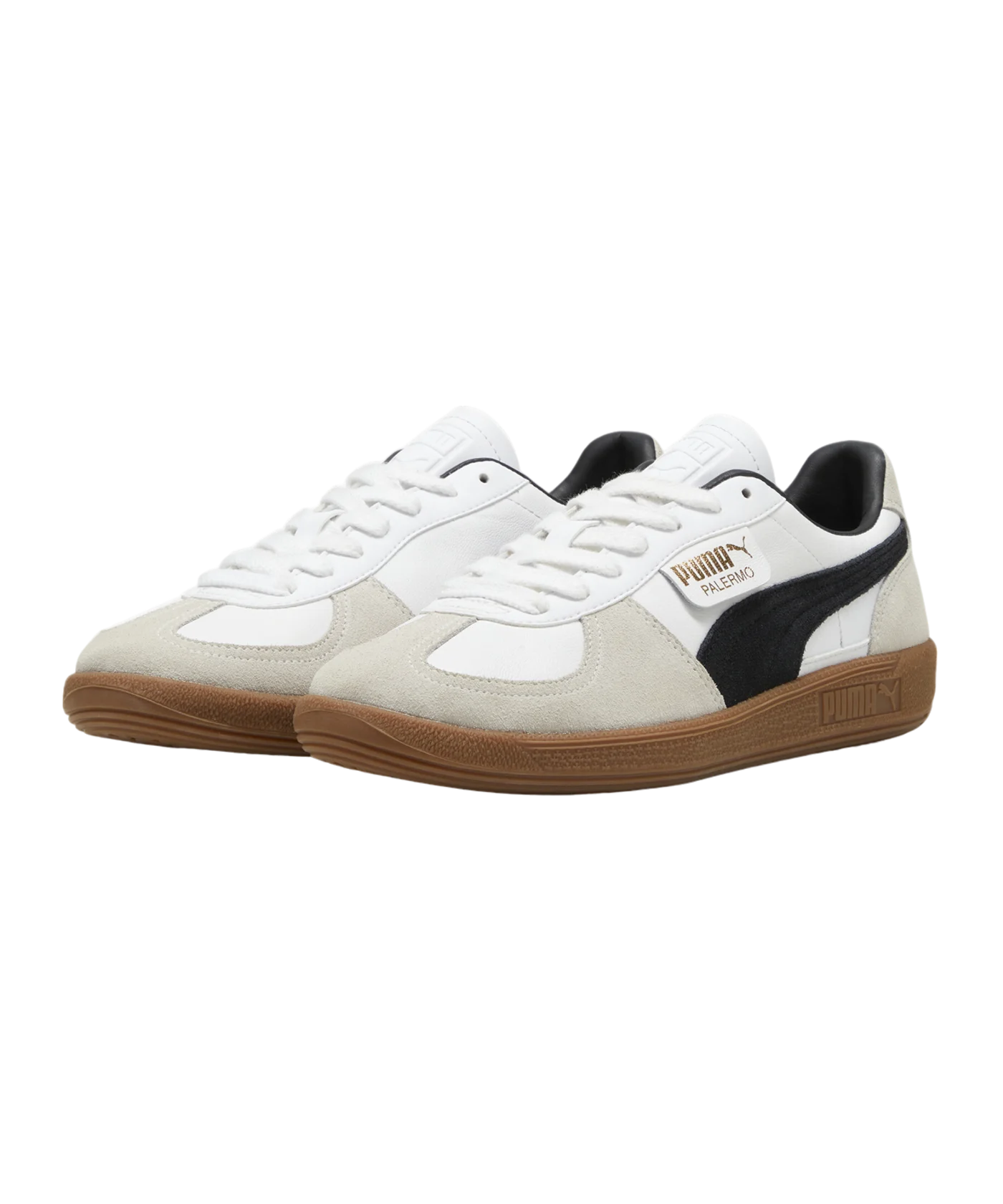 PUMA Palermo Lth Weiss Grau F01