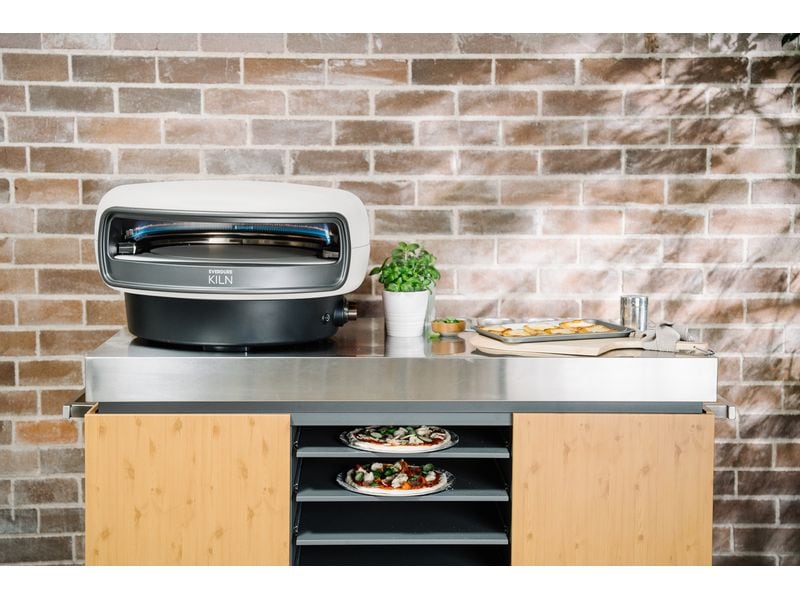 Everdure KILN Pizzaofen 2 Brenner rotierend, stone Pizzaofen