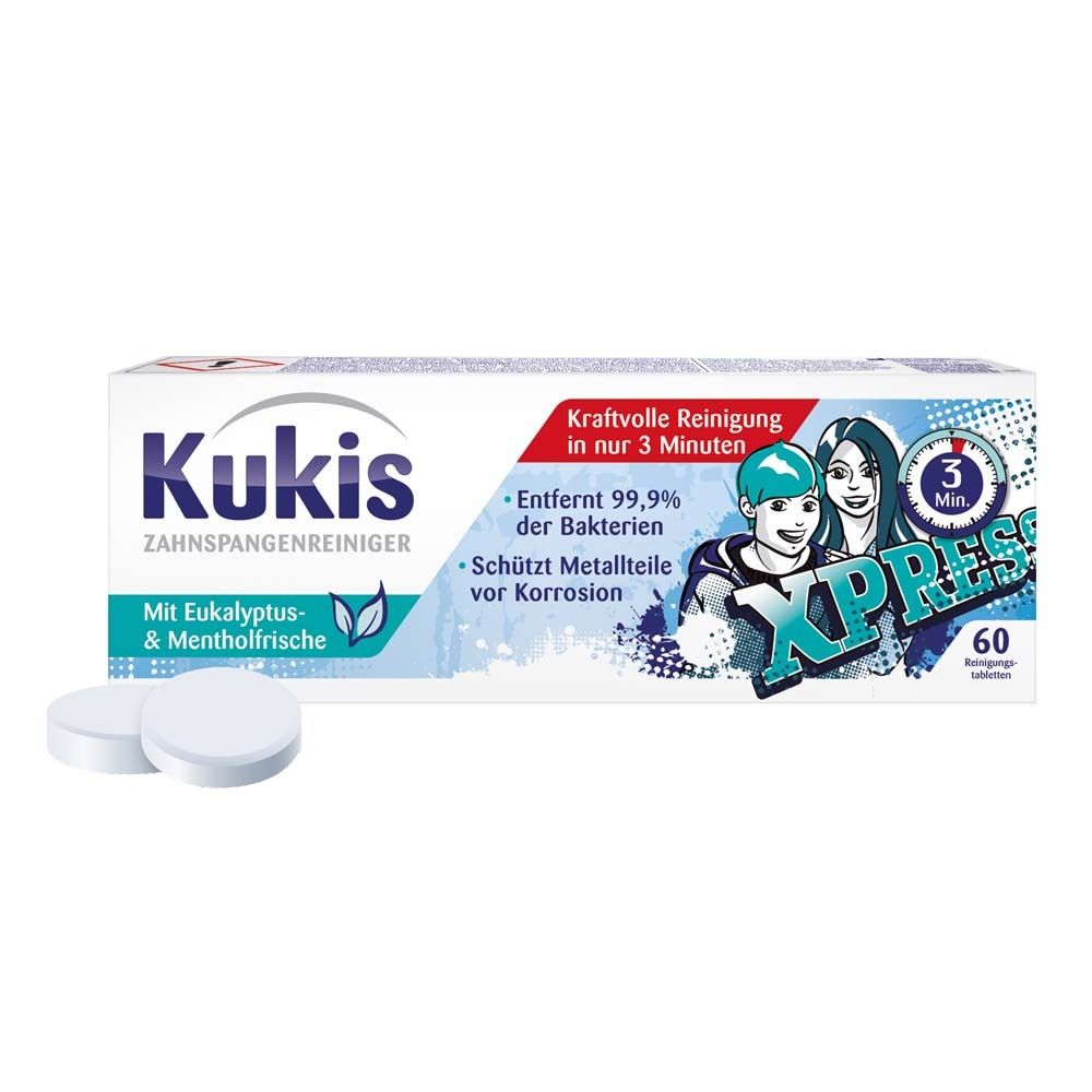 KUKIS Zahnspangenreiniger Tabs