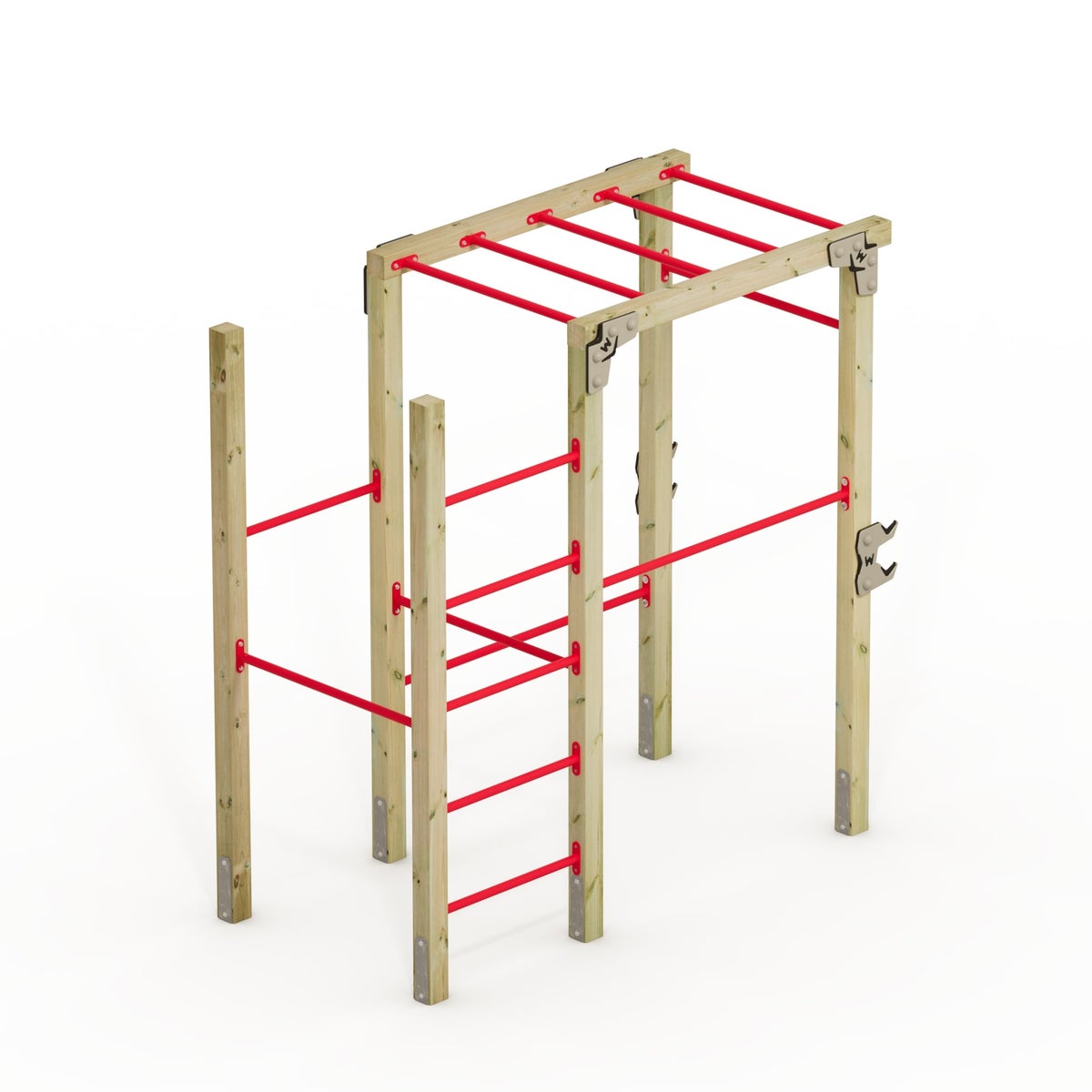 WICKEY FIT Base 605 – outdoor fitnesstoestel – rood
