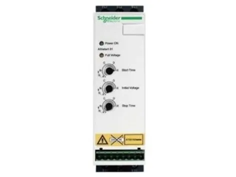 SCHNEIDER ELECTRIC Softstarter 32A, 3 faset regulering380-415V, 15kWMed indbygget bypass