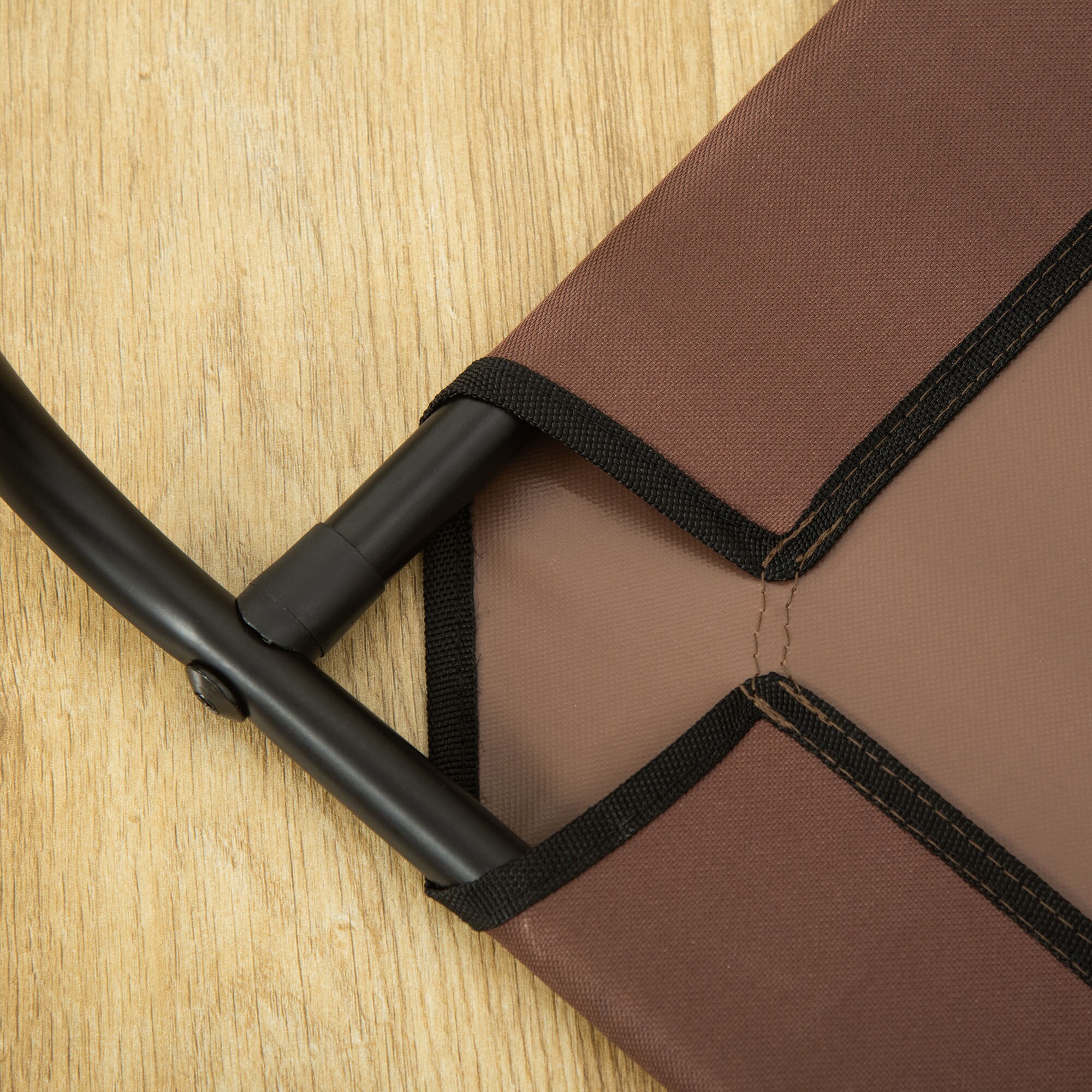 PawHut Hundeliege inklusive Ersatzbezug kaffeebrauner und grauer Bezug 110 x 68 x 19 cm (LxBxH)