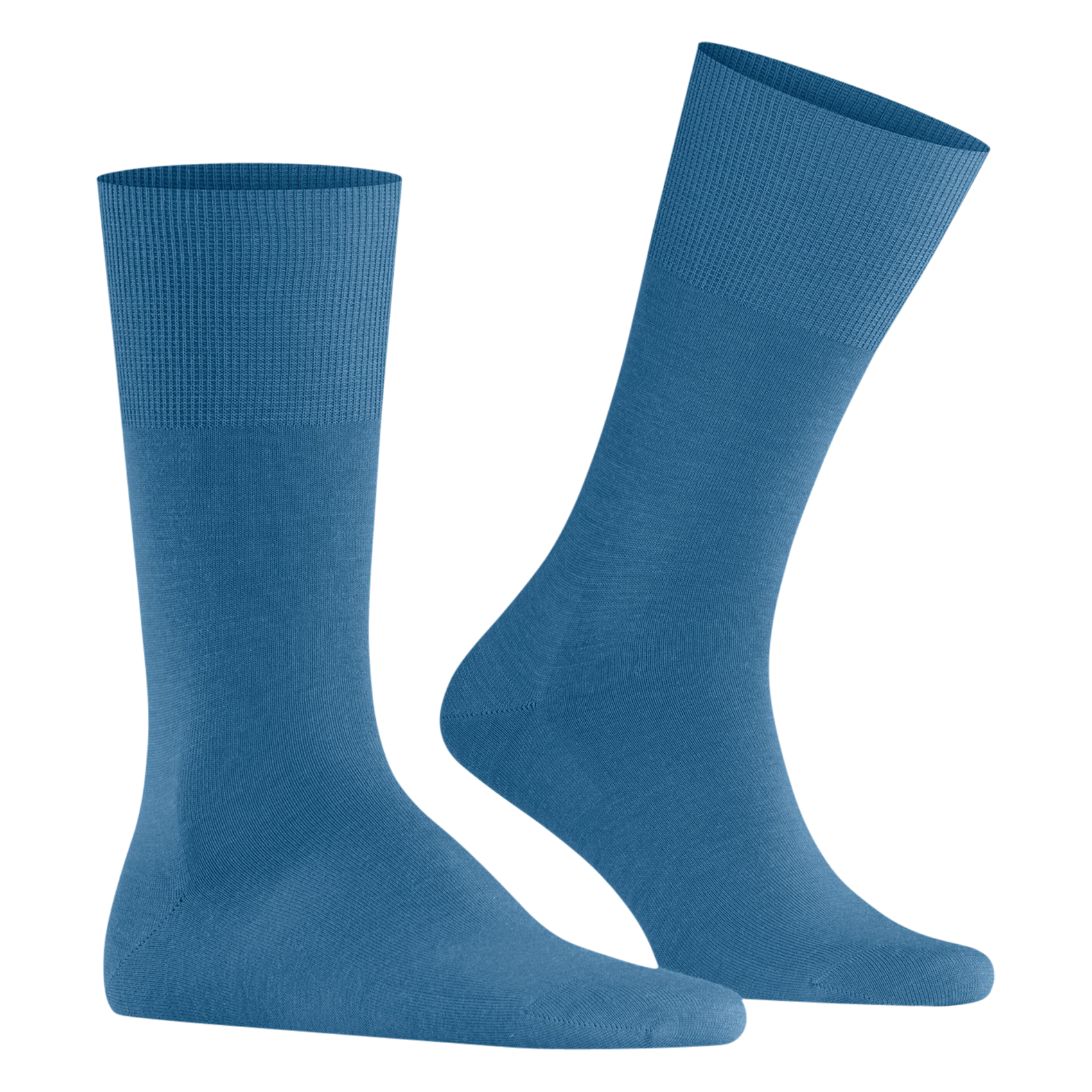 AIRPORT SO - Chaussettes montantes en laine mélangée | Bleu