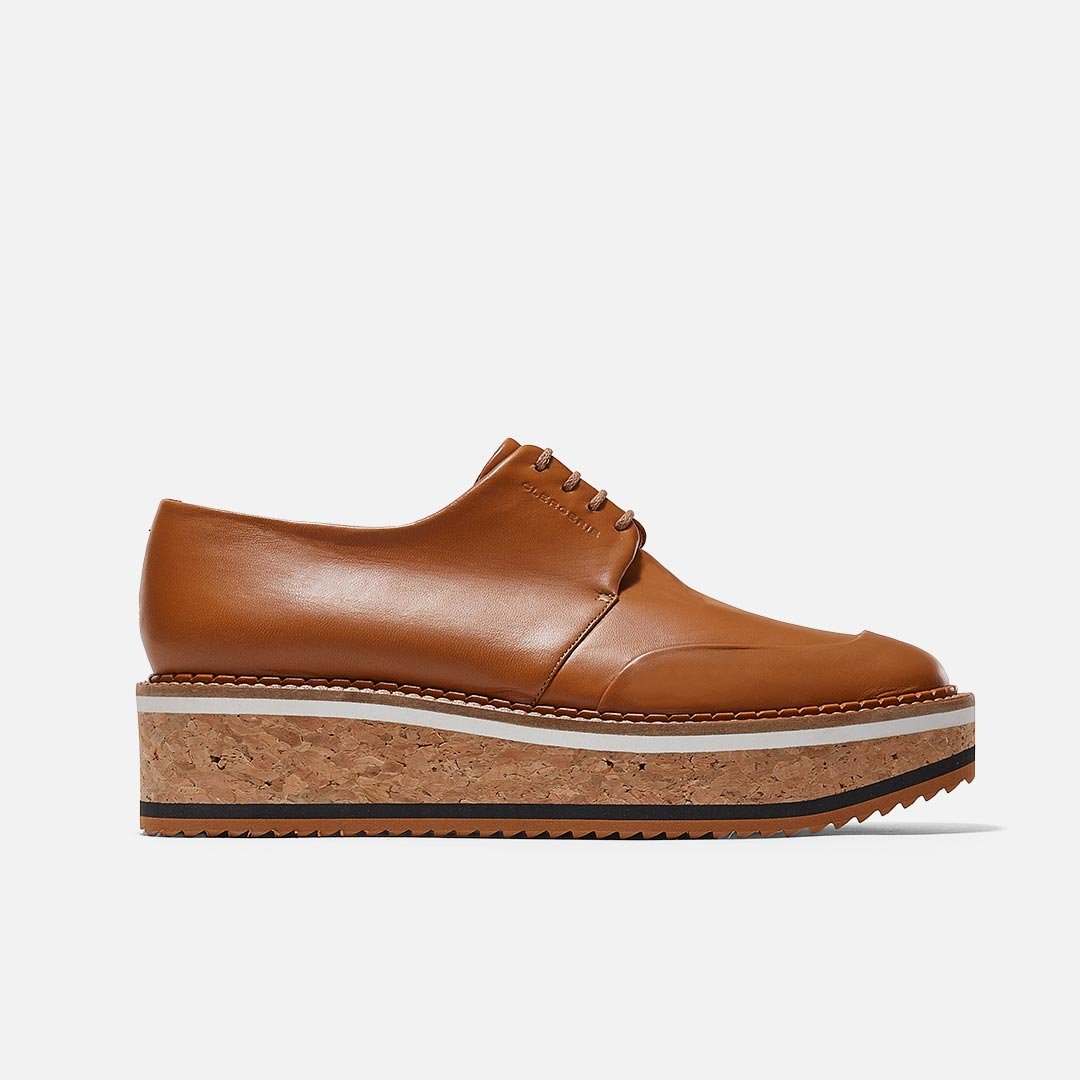 DERBIES - BREE derbies, rust lambskin || OUTLET