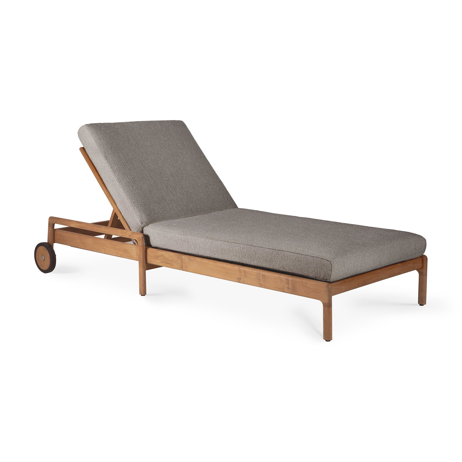 Teak Jack lounge chair - outdoor - dik kussen mocha