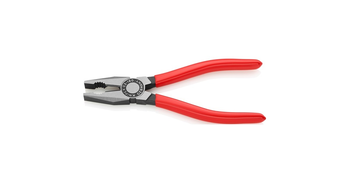 KNIPEXKombitang 03 01 180 combinatietang  (Rood)