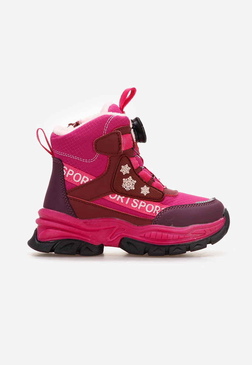 Bottines filles fuchsia Trudy