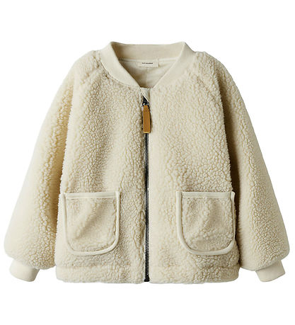 Lil' Atelier Fleecejacke - NmnLajo - Turteltaube/Mond