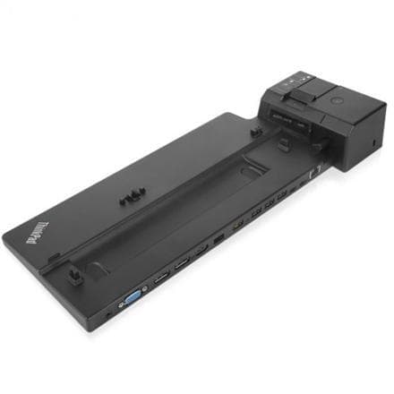 Lenovo ThinkPad Basic Docking Station, maks. 1 skærm, Ethernet LAN (RJ-45) porte 1, VGA (D-Sub) porte antal 1, DisplayPorts antal 1, USB 2.0 porte antal 2 x USB 2.0 med 1 x Always-On USB ch