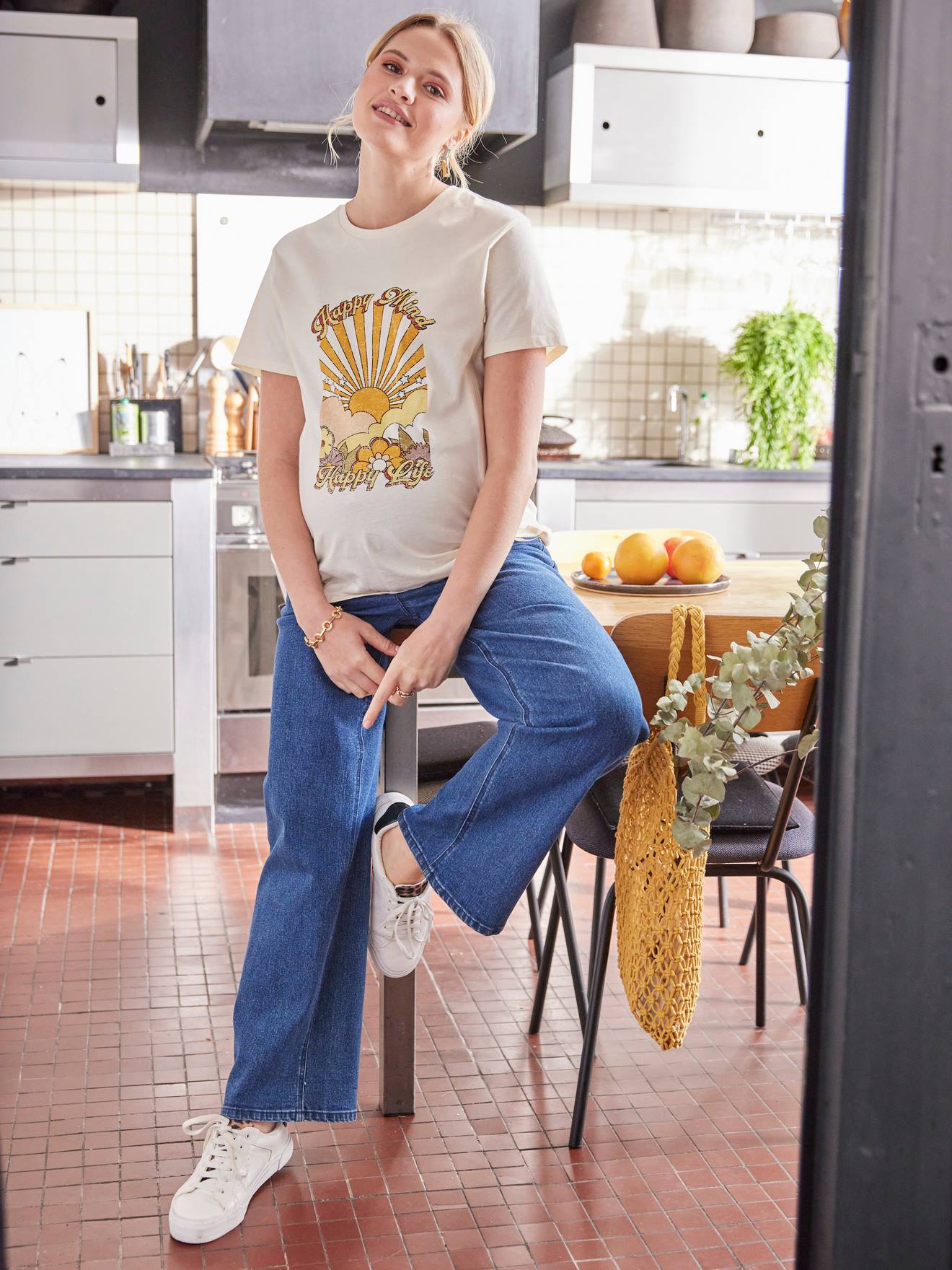 Camiseta com estampa 